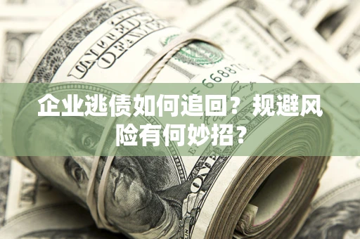 武汉企业逃债如何追回？规避风险有何妙招？