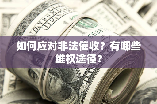 武汉如何应对非法催收？有哪些维权途径？