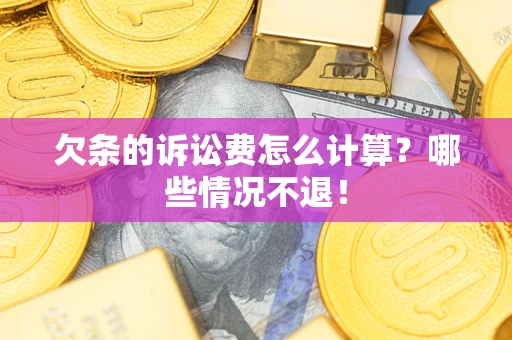 武汉欠条的诉讼费怎么计算?哪些情况不退! 武汉欠条的诉讼费怎么计算?哪些情况不退!