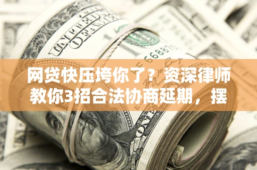 武汉网贷快压垮你了？资深律师教你3招合法协商延期，摆脱暴力催收！