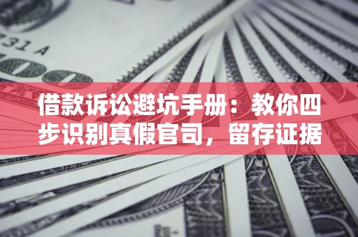 武汉借款诉讼避坑手册：教你四步识别真假官司，留存证据不踩雷