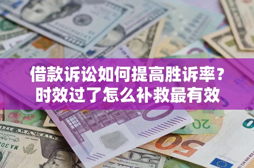 武汉借款诉讼如何提高胜诉率？时效过了怎么补救最有效