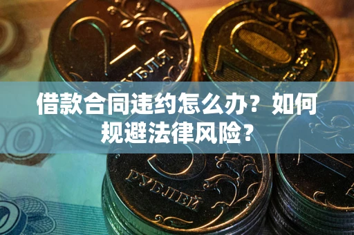 武汉借款合同违约怎么办？如何规避法律风险？