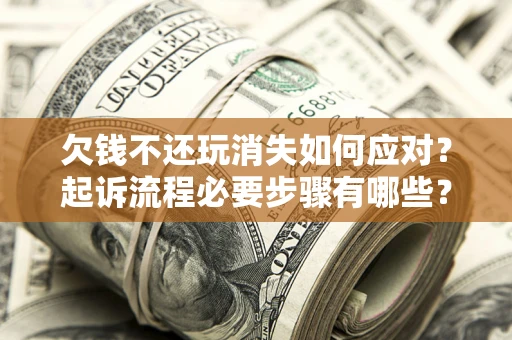 武汉欠钱不还玩消失如何应对？起诉流程必要步骤有哪些？