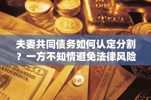 武汉夫妻共同债务如何认定分割？一方不知情避免法律风险必看！